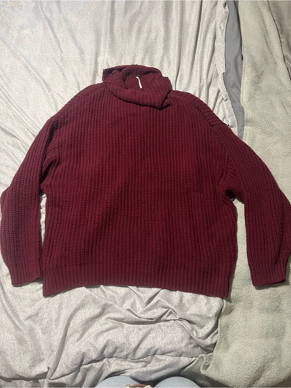 Free People Swim Too Deep chunky knit turtleneck sweater